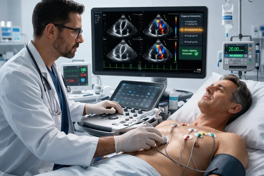Ecocardiograma de estrés con dobutamina